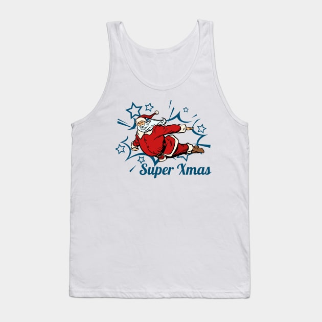 Super Santa Tank Top by Quincey Abstract Designs